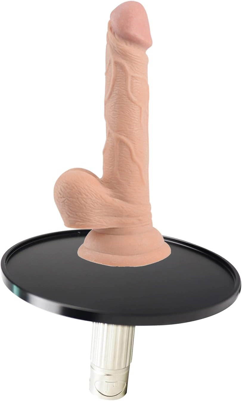 Suction Cup Adapter for 3 Prongs Sex Machine, Adult Sex Toys with 3XLR Connector Sex Machine Attachments